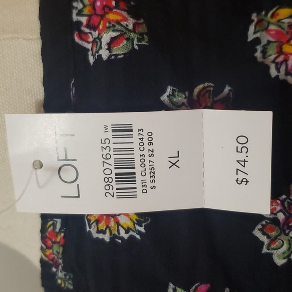 Loft long sleeve flower shirt - Picture 3 of 4